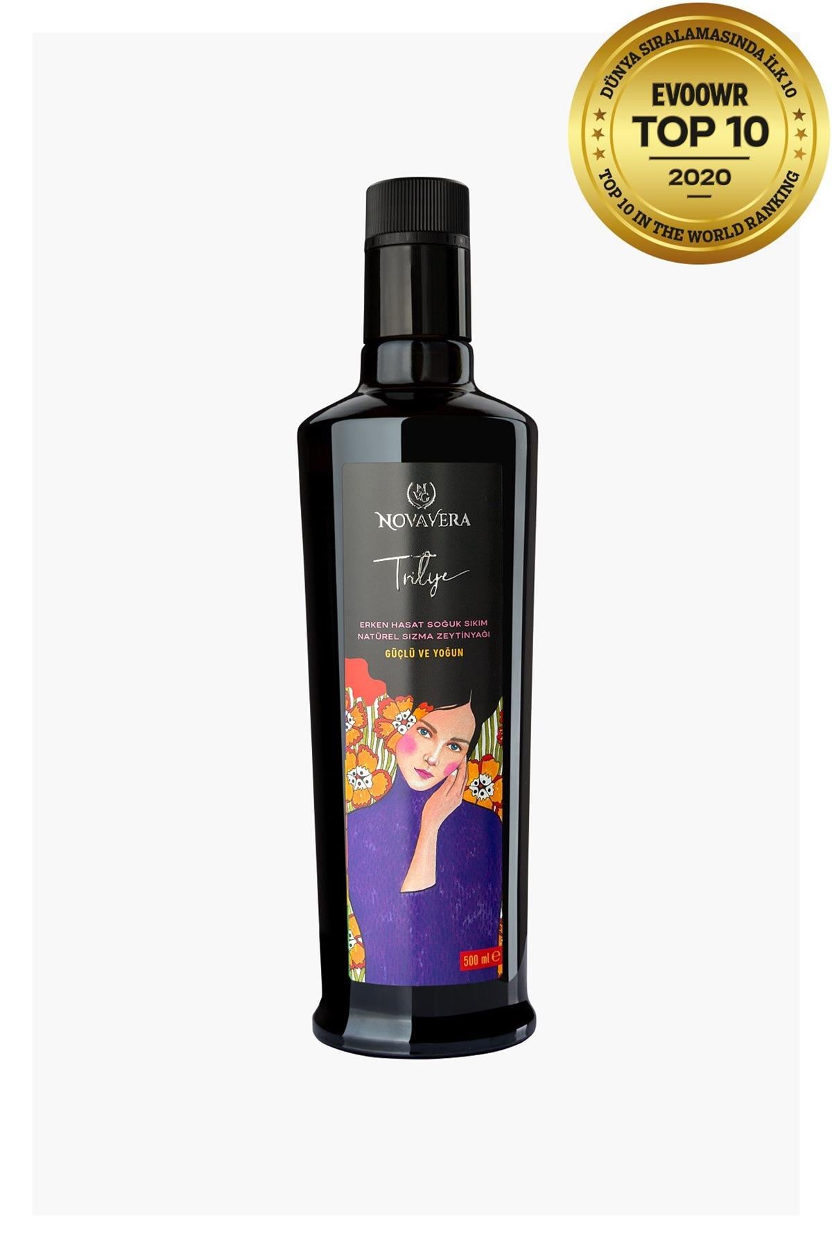 Trilye Erken Hasat Naturel Sızma Zeytinyağı 500ml - Novavera
