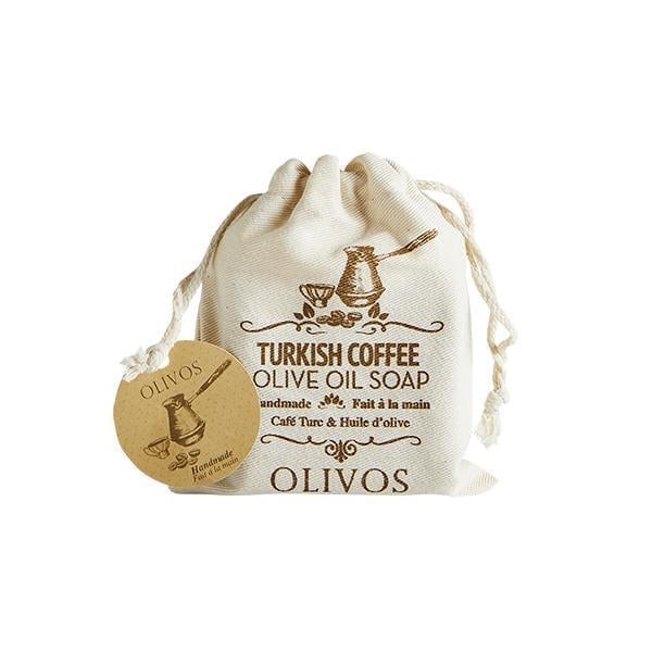 Türk Kahveli Zeytinyağ Sabun Keseli 150 gr - Olivos