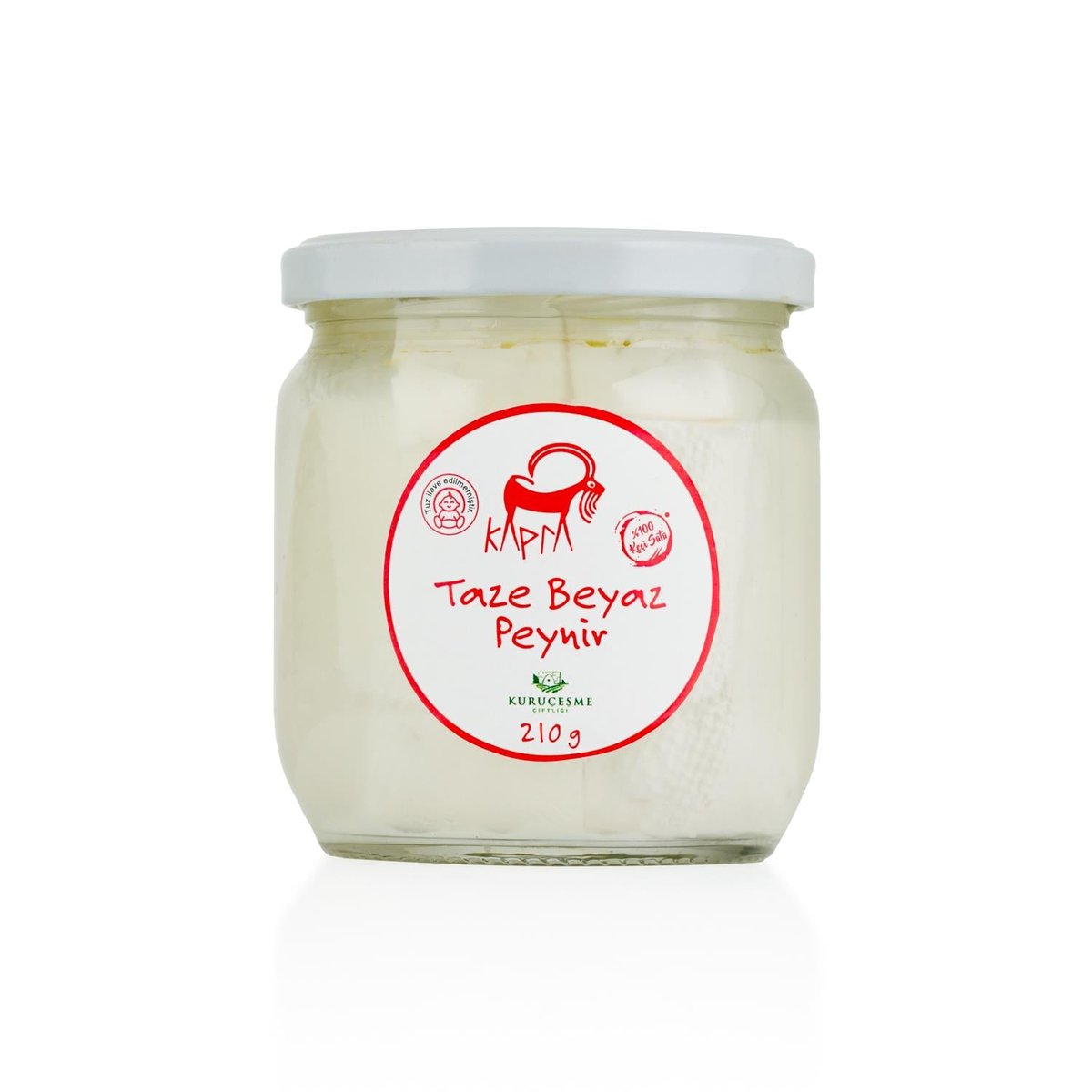 Tuzsuz Keçi Bebek Peyniri  210 gr  - Kapra