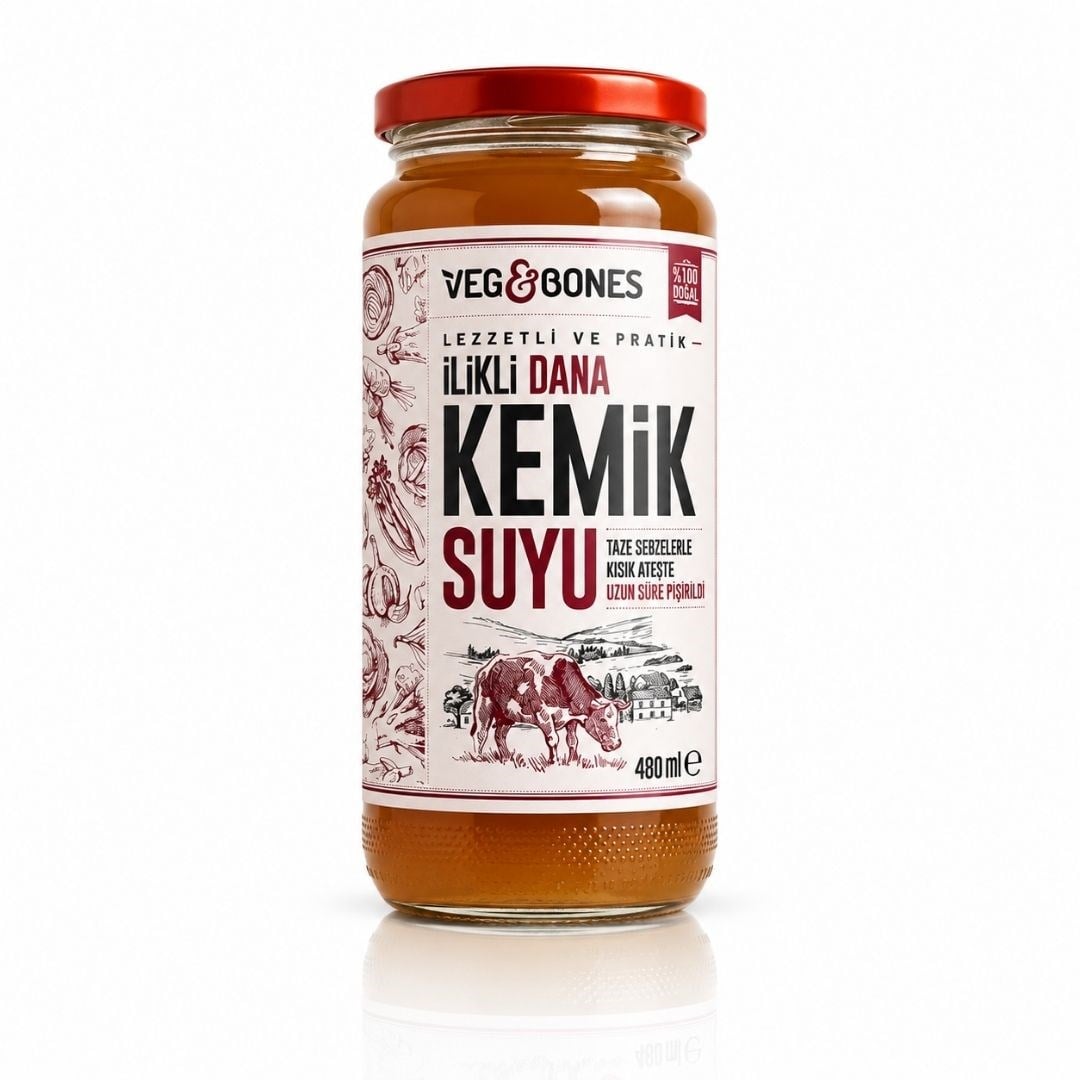 Veg&Bones Dana İlikli Kemik Suyu 480 ml