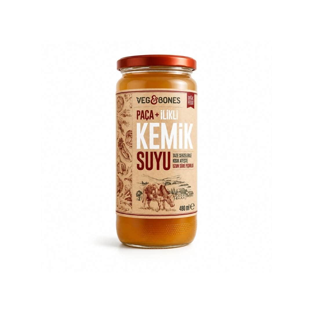Veg&Bones Paça İlikli Kemik Suyu 480 ml