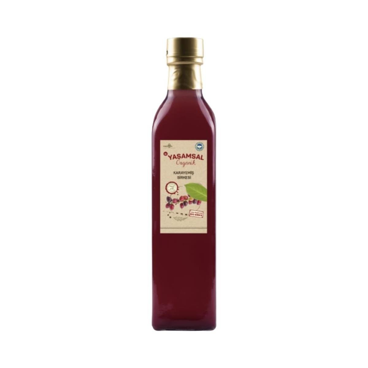Yaşamsal Organik - Organik Karayemiş Sirkesi 500 ml