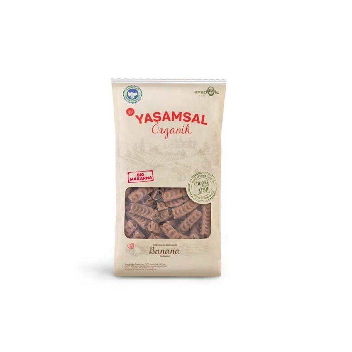 Yaşamsal Organik - Tam Buğday Banana 500 gr