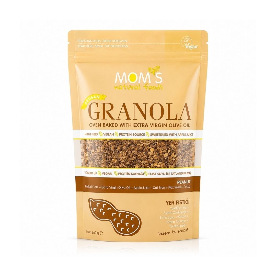 Yer Fıstıklı Granola 360gr - Mom's