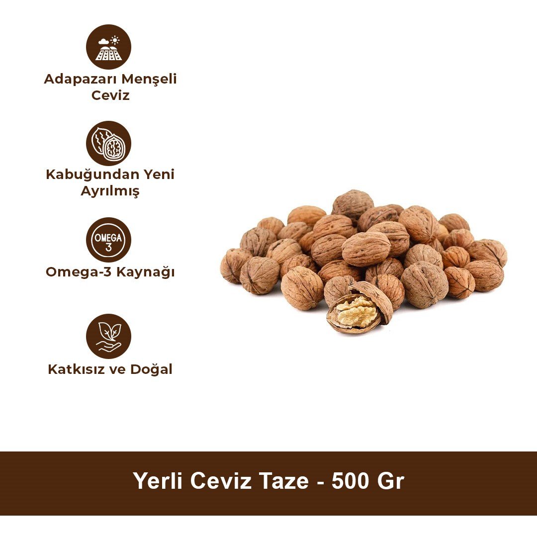 Yerli Ceviz Taze 500 Gr