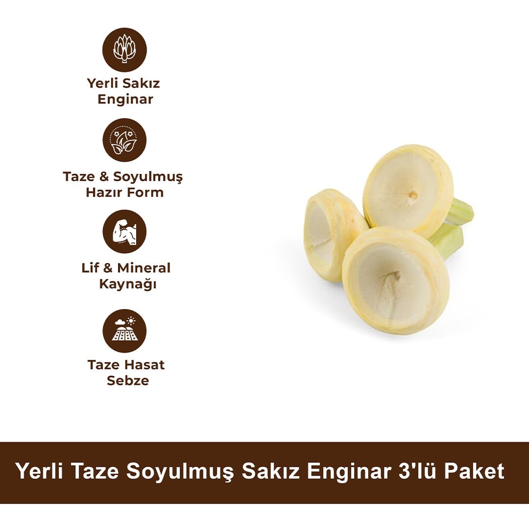 yerli taze sakız enginar