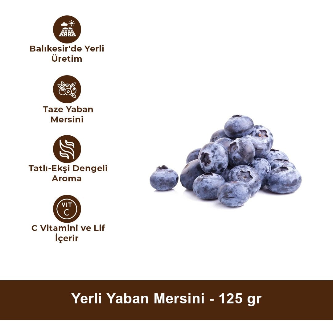 Yerli Yaban Mersini 125 gr