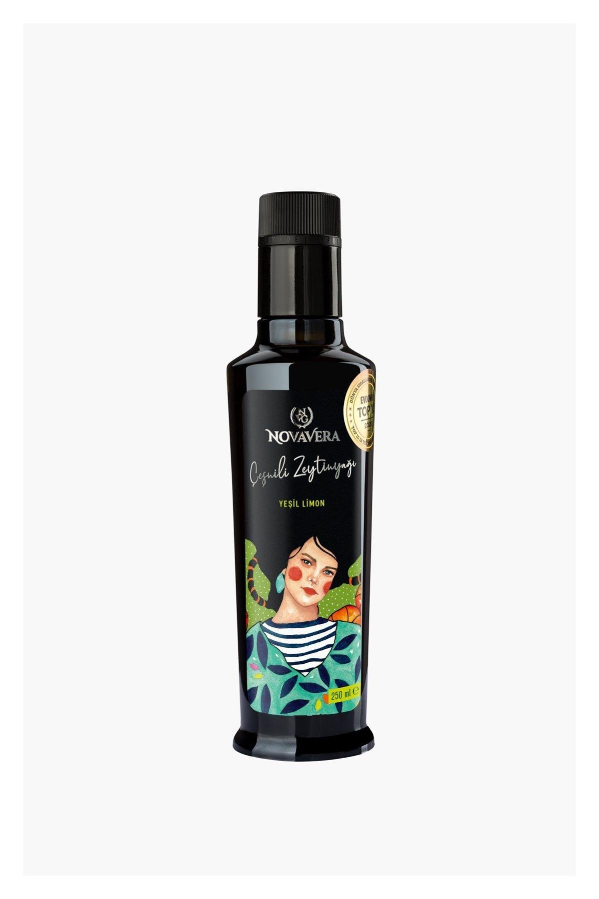 Yeşil Limon Çeşnili Zeytinyağı  250 ml - Novavera