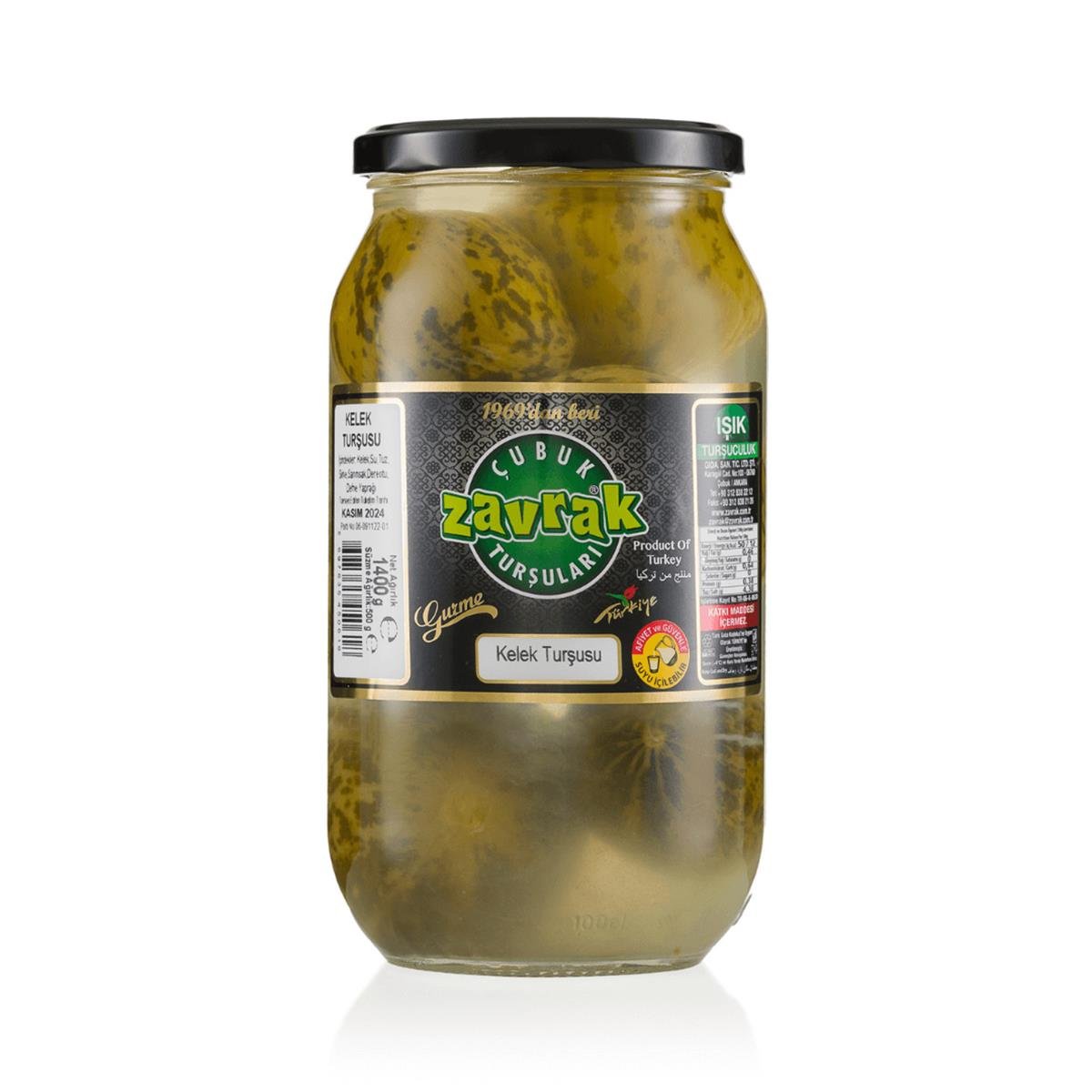 Zavrak Naturel Kelek Turşusu (Yumru)