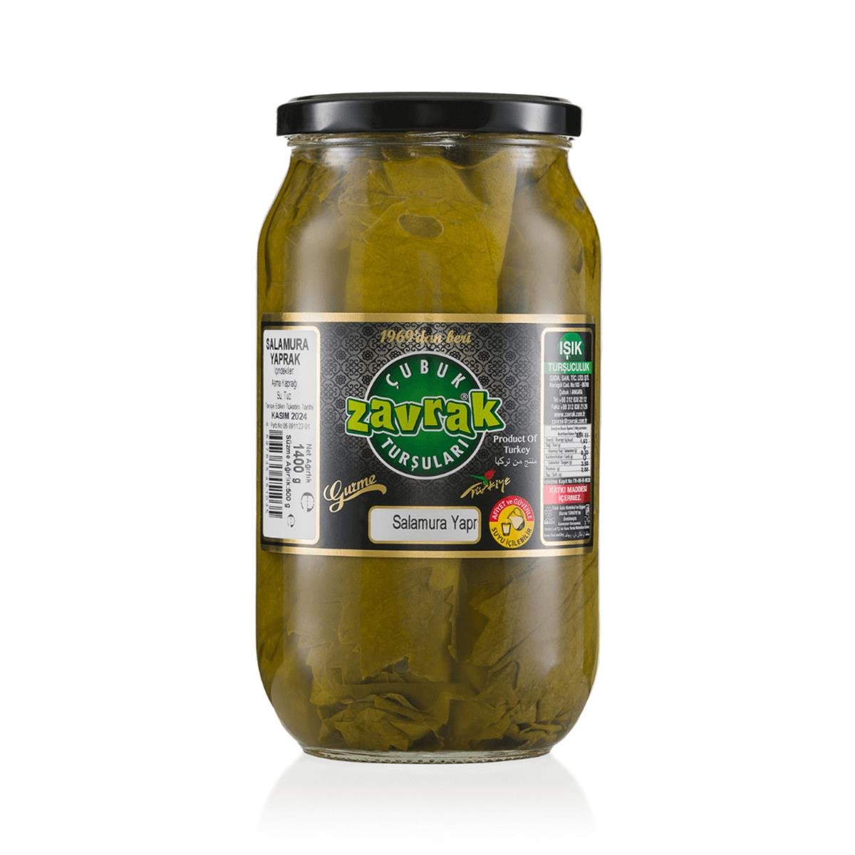Zavrak Naturel Salamura Yaprak