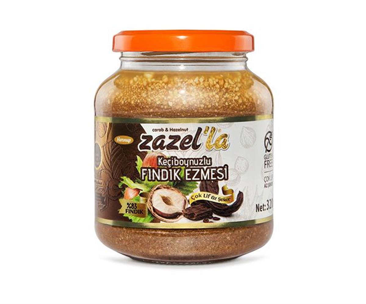 Zazella - Keçiboynuzulu Fındık Ezmesi 320 gr