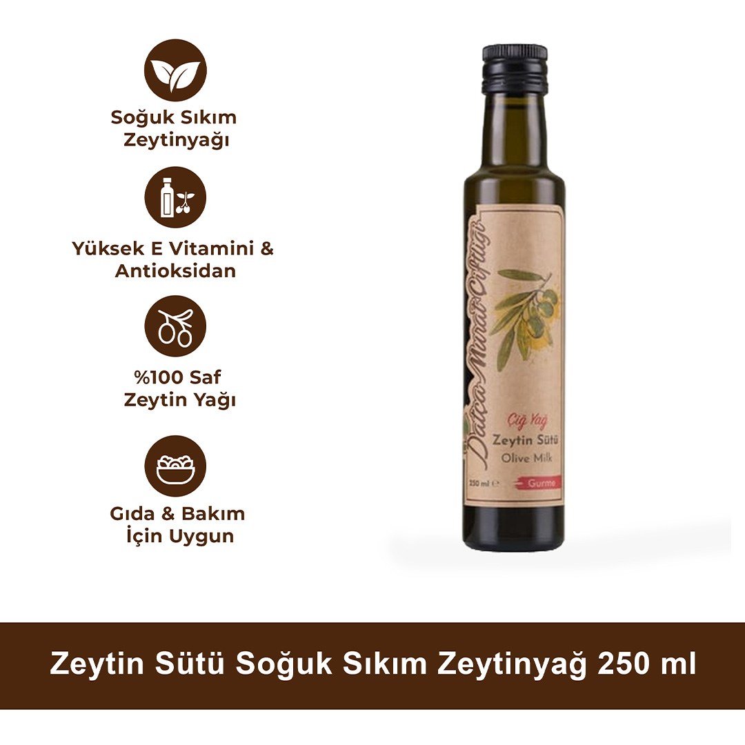 Zeytin Sütü Soğuk Sıkım Zeytinyağ 250 ml