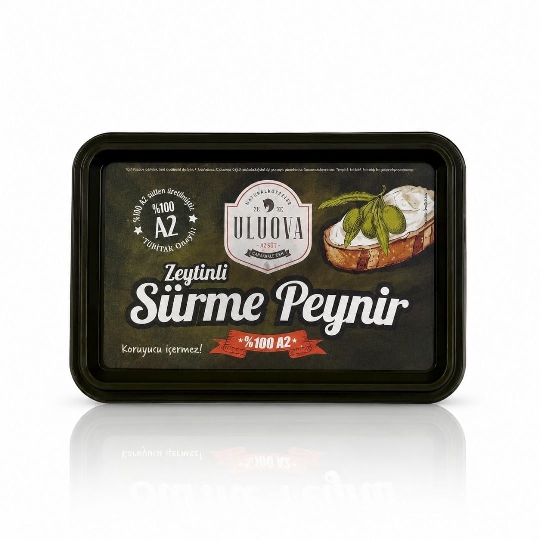 Zeytinli Sürme Peynir 180 gr - Uluova