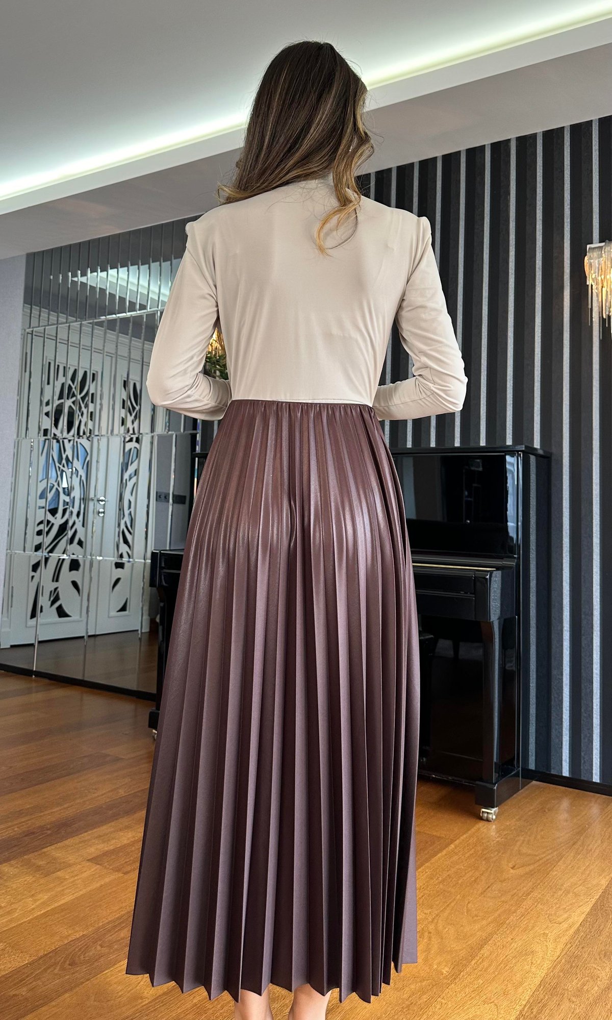 Taş Uzun Kollu Alttan Çıtçıtlı Body