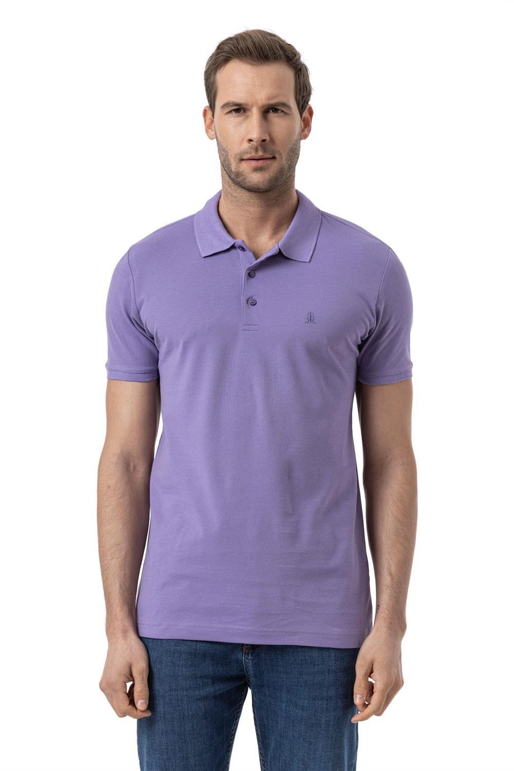 %100 Pamuklu Polo Yaka Tişört Premium Purefit