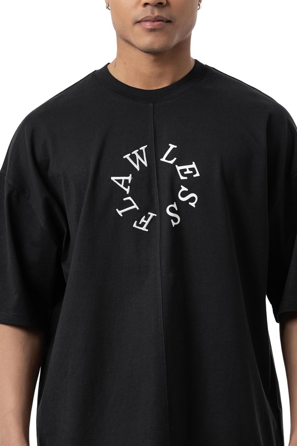 FLAWLESS Baskılı Oversize T-Shirt