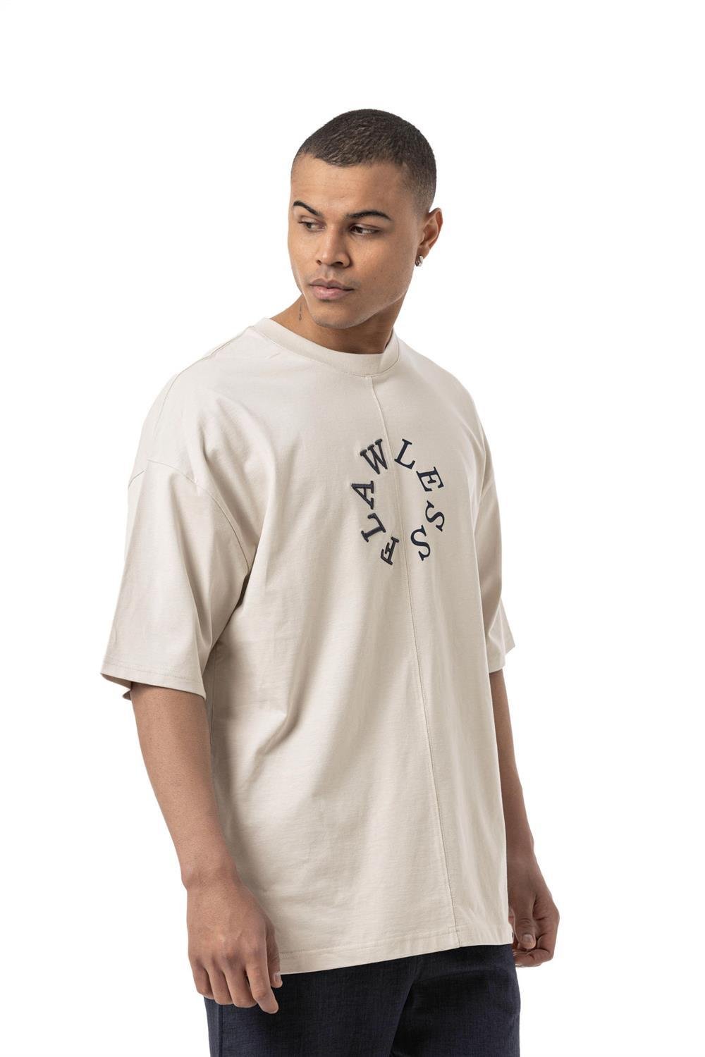 FLAWLESS Baskılı Oversize T-Shirt
