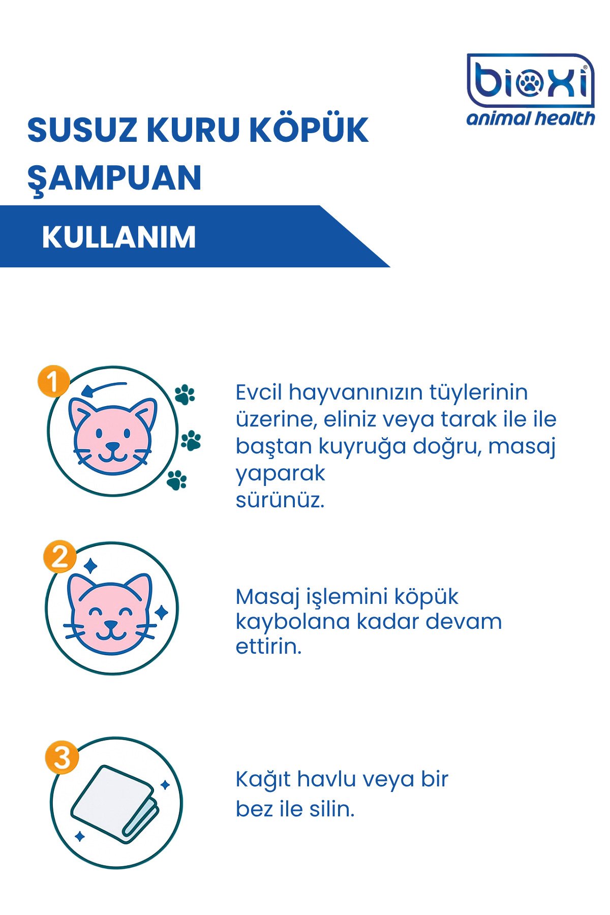 ® Susuz Kuru Köpük Şampuan 150ml (5.07 FLOZ) | Pratik Ve Etkili Temizlik