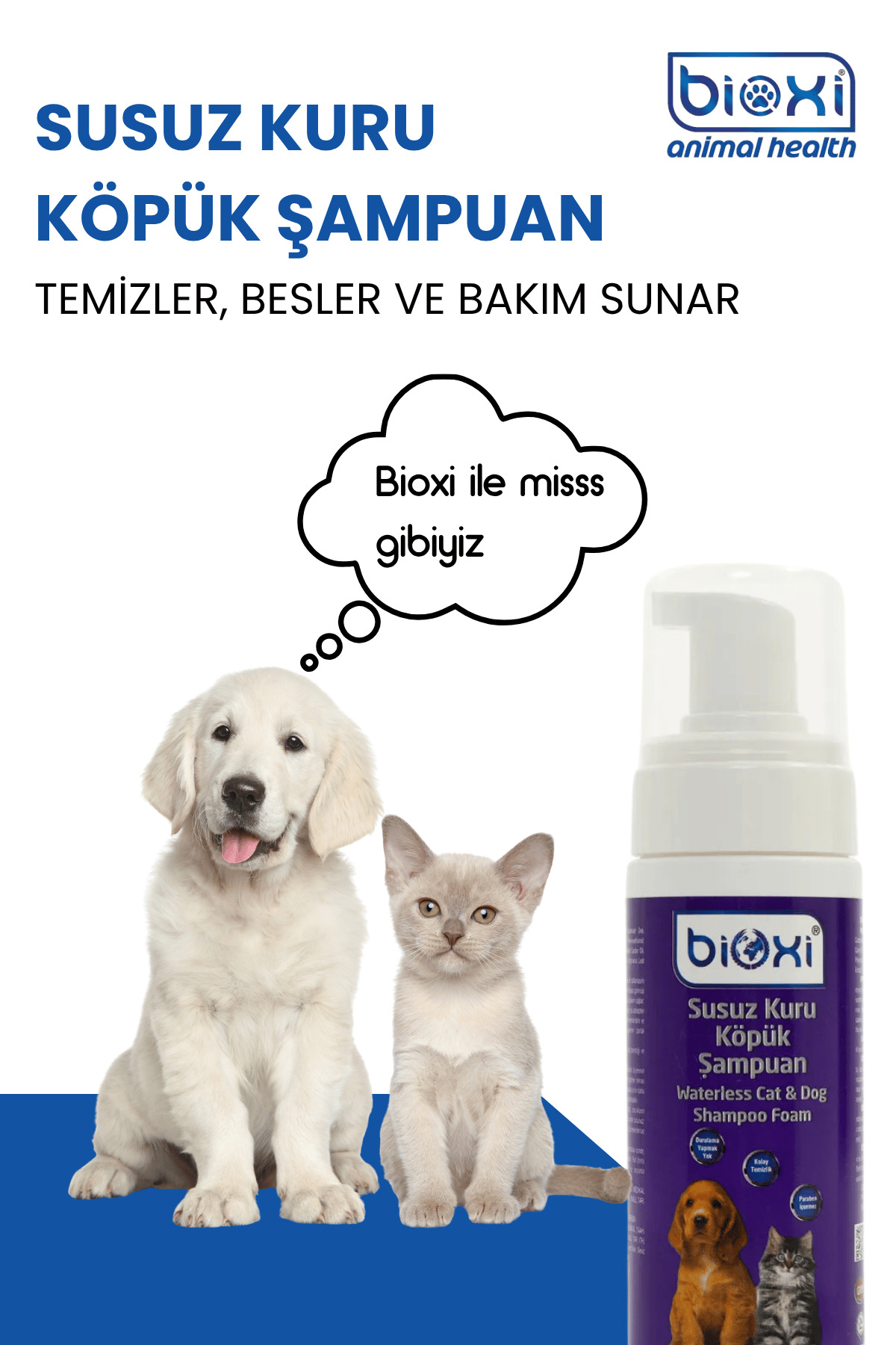 ® Susuz Kuru Köpük Şampuan 150ml (5.07 FLOZ) | Pratik Ve Etkili Temizlik