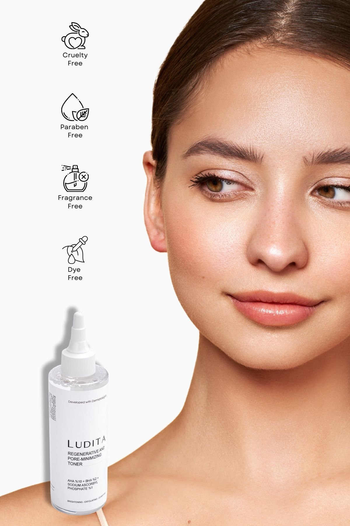 %10 Aha, %2 Bha, %1 Vitamin C Yenileyici Ve Gözenek Sıkılaştırıcı Peeling Tonik