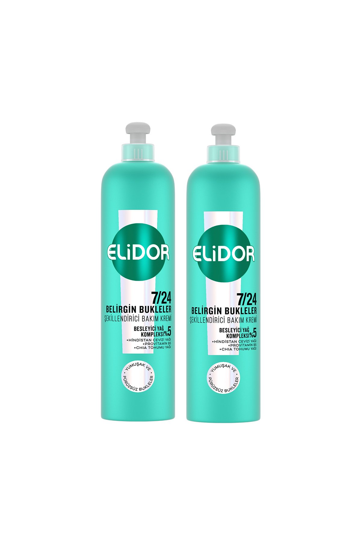 7/24 Şekillendirici Saç Bakım Kremi Belirgin Bukleler Dalgalı Ve Kıvırcık Saçlar 240 ml X2