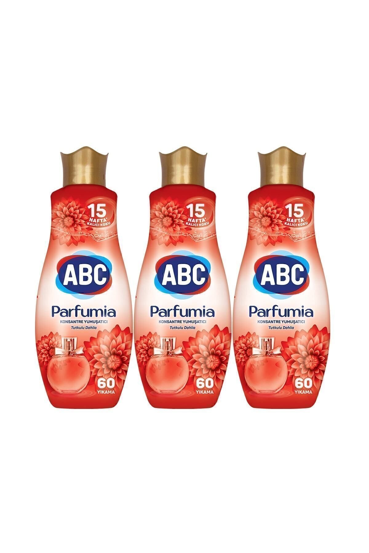 ABC Konsantre Yumuşatıcı Tutkulu (Kırmızı) 1440ml x3 Adet