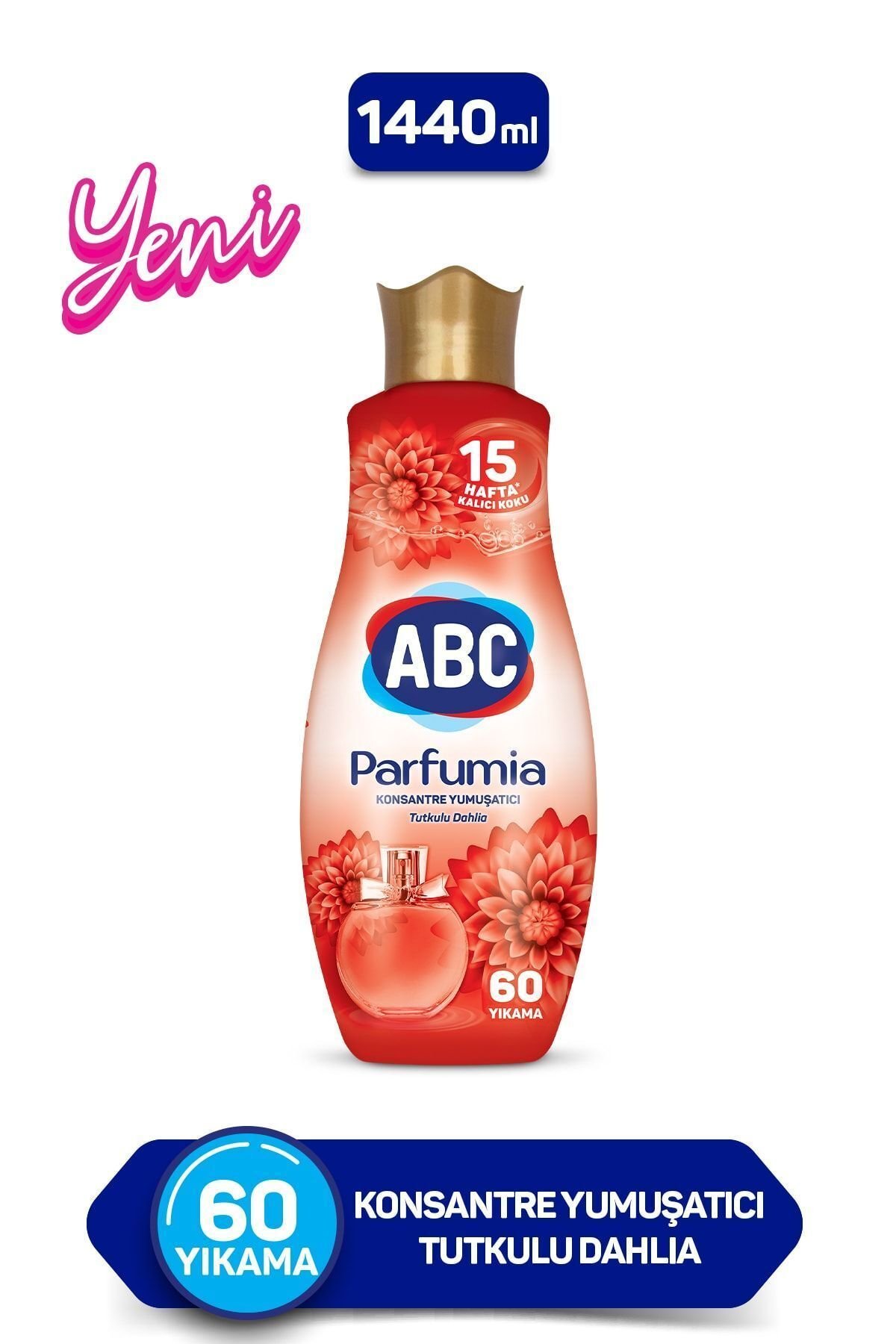 Abc Parfumia Kon. Yumuşatıcı Tutkulu Dahlia (Kırmızı) 1440 ml