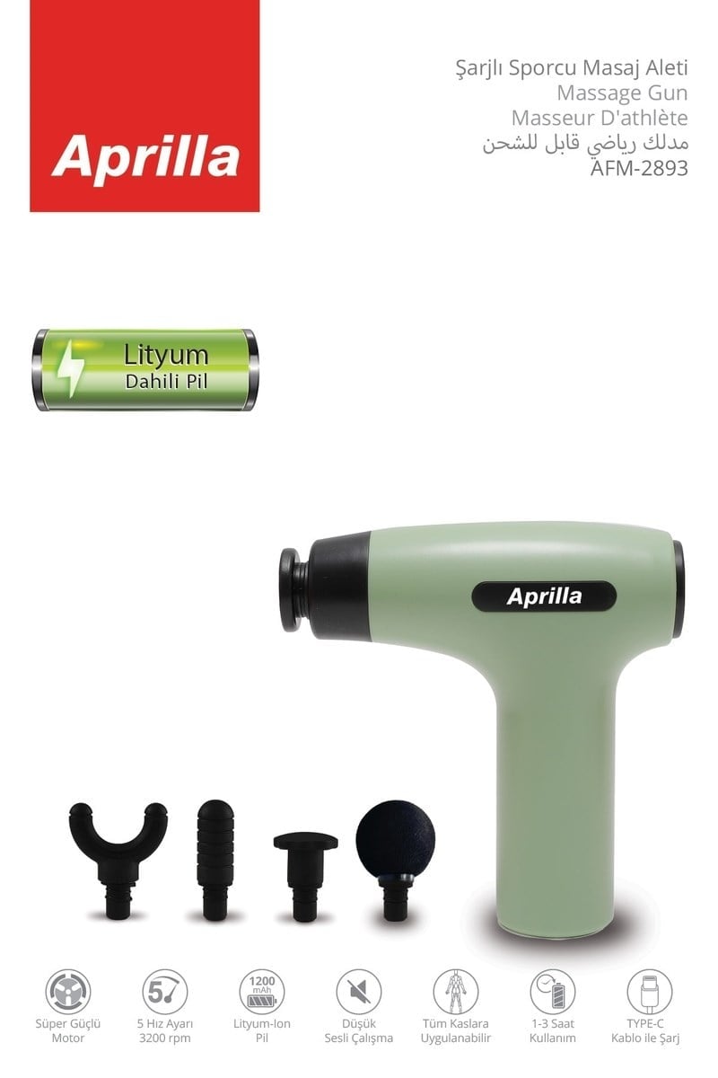 Aprilla AFM-2893 masaj aleti