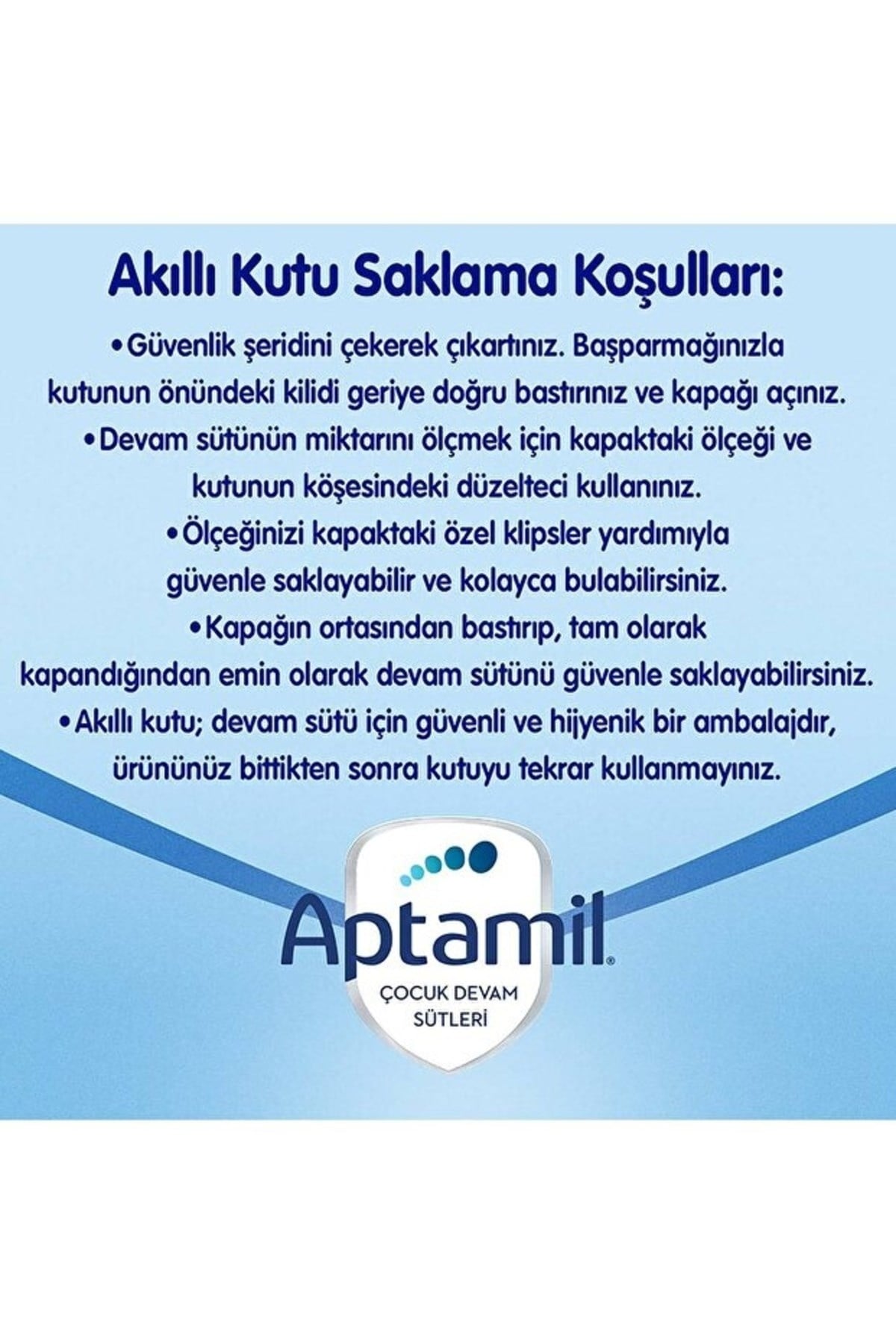 Aptamil 3 Devam Sütü 800 G 9-12 Ay Akıllı Kutu