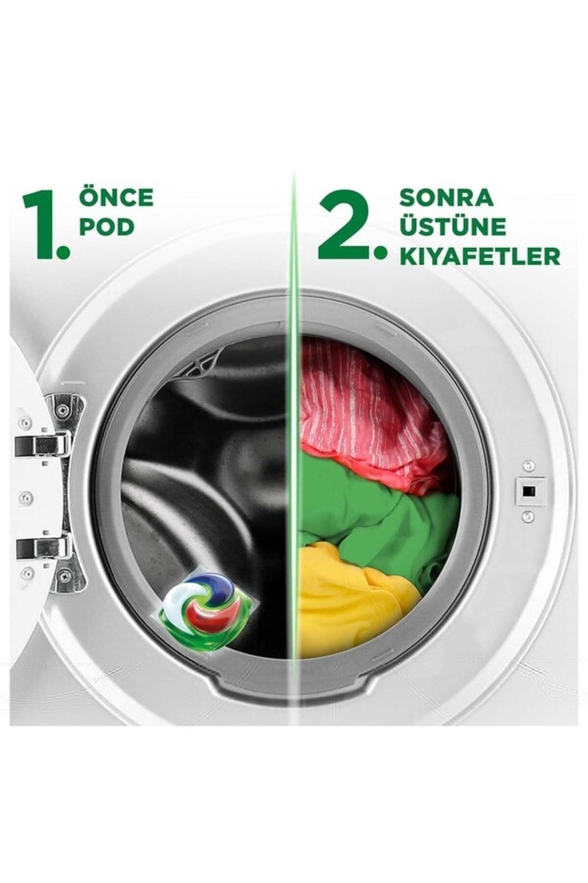 Ariel Hepsi1Arada PODS® Oxi Extra Leke Çıkarma Kapsül Çamaşır Deterjanı Beyazlar ve Renkliler 10 Yıkama x4