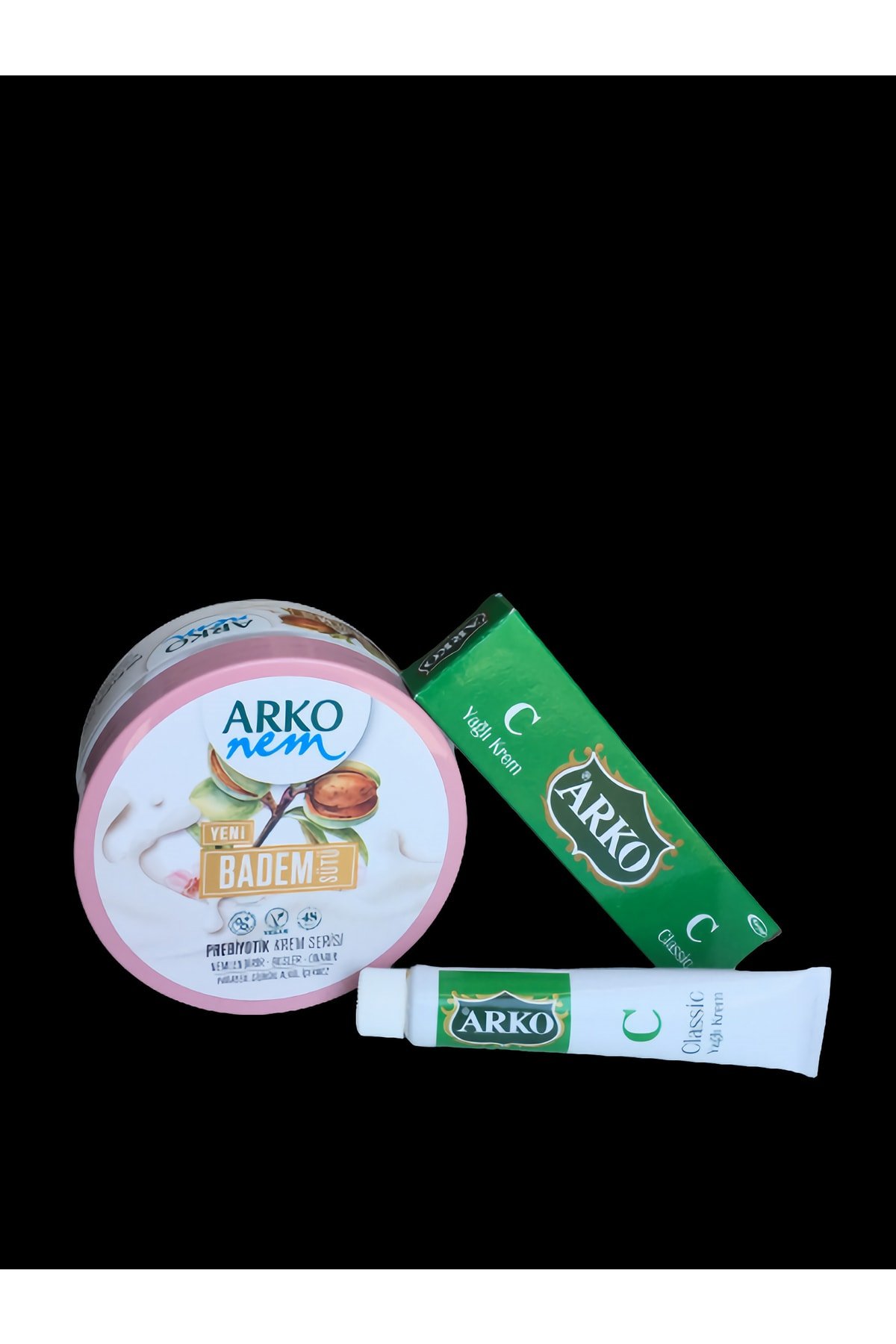 Arko Nem Badem Sütlü Krem 250 ml + Arko Krem Yağlı 20 ml