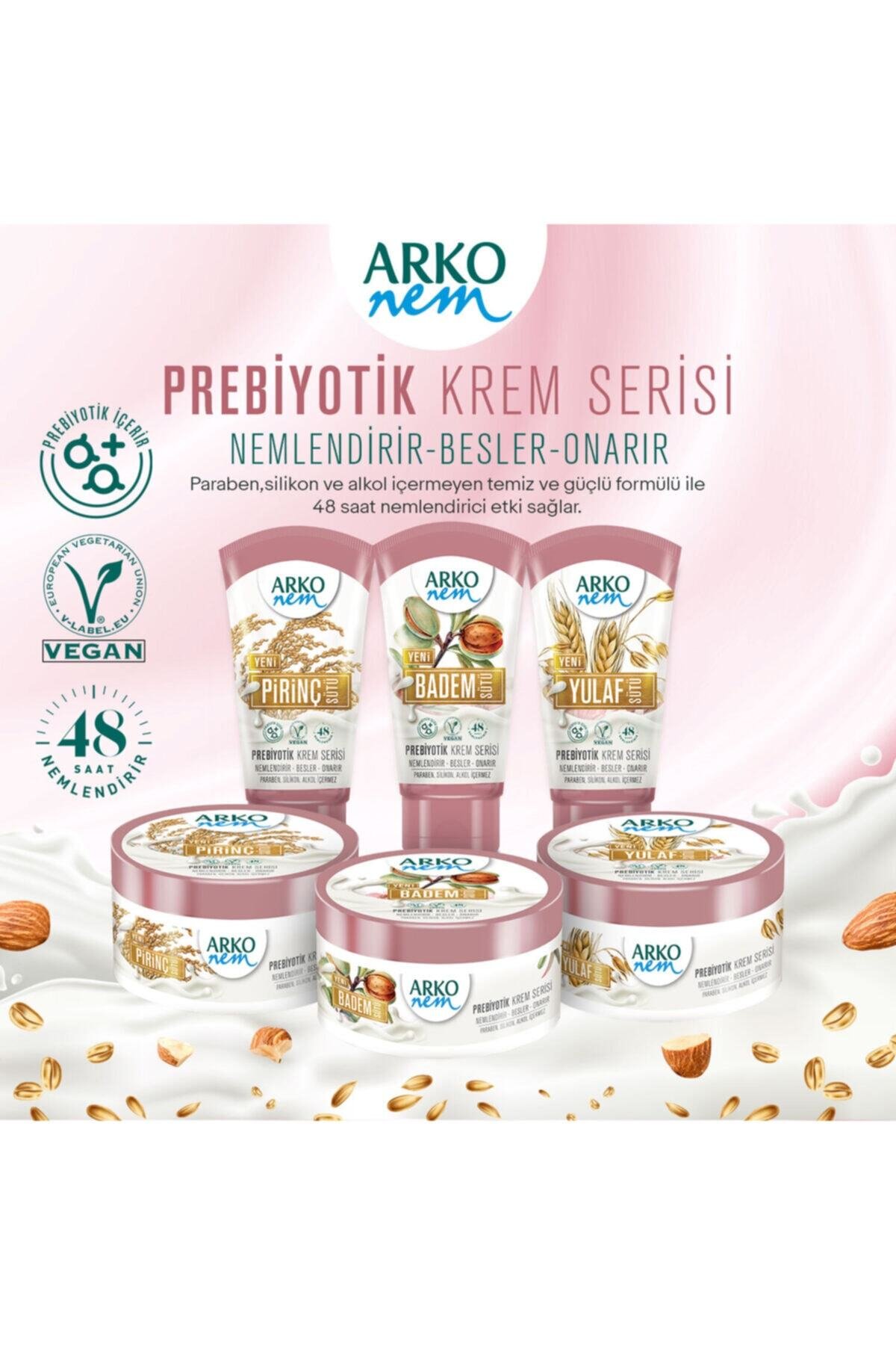 Arko Nem Prebiyotik Krem Serisi Yulaf Sütü 60ml