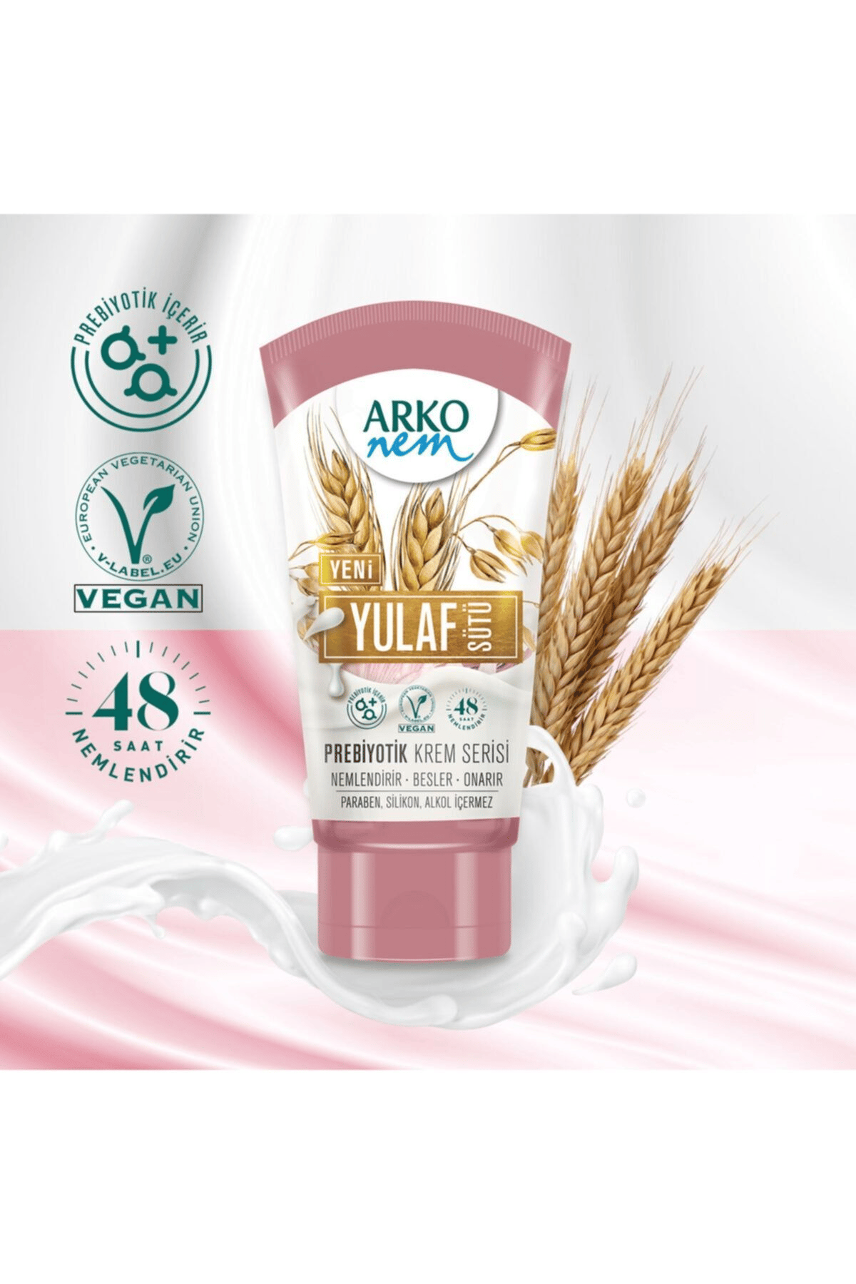 Arko Nem Prebiyotik Krem Serisi Yulaf Sütü 60ml