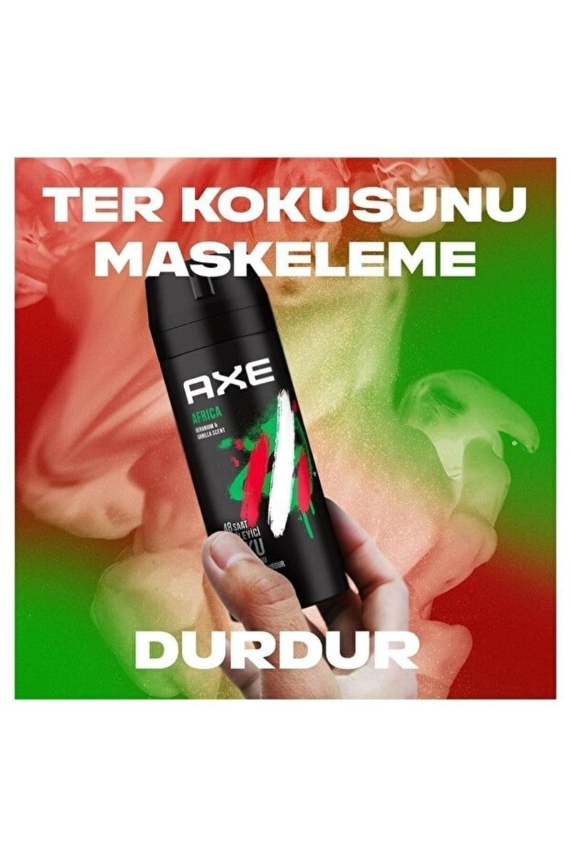 Axe Erkek Sprey Deodorant Africa 150ml x3 Adet