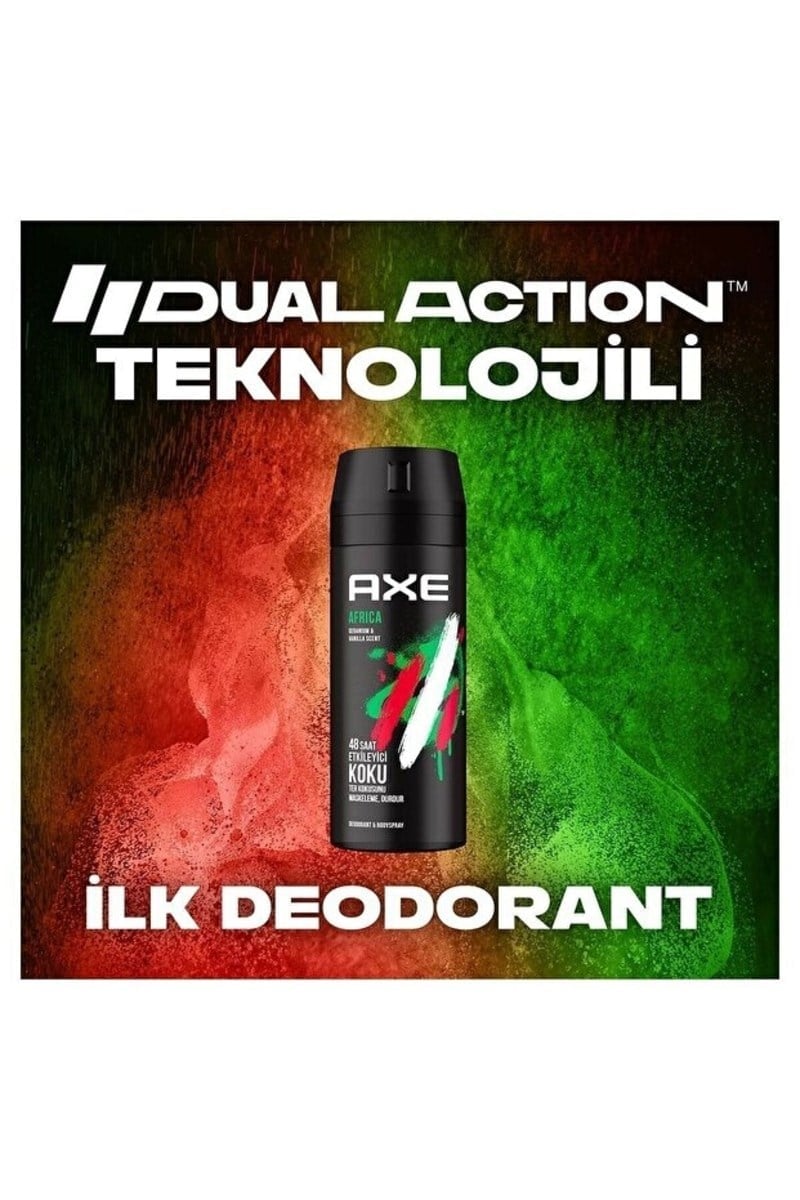 Axe Erkek Sprey Deodorant Africa 150ml x3 Adet