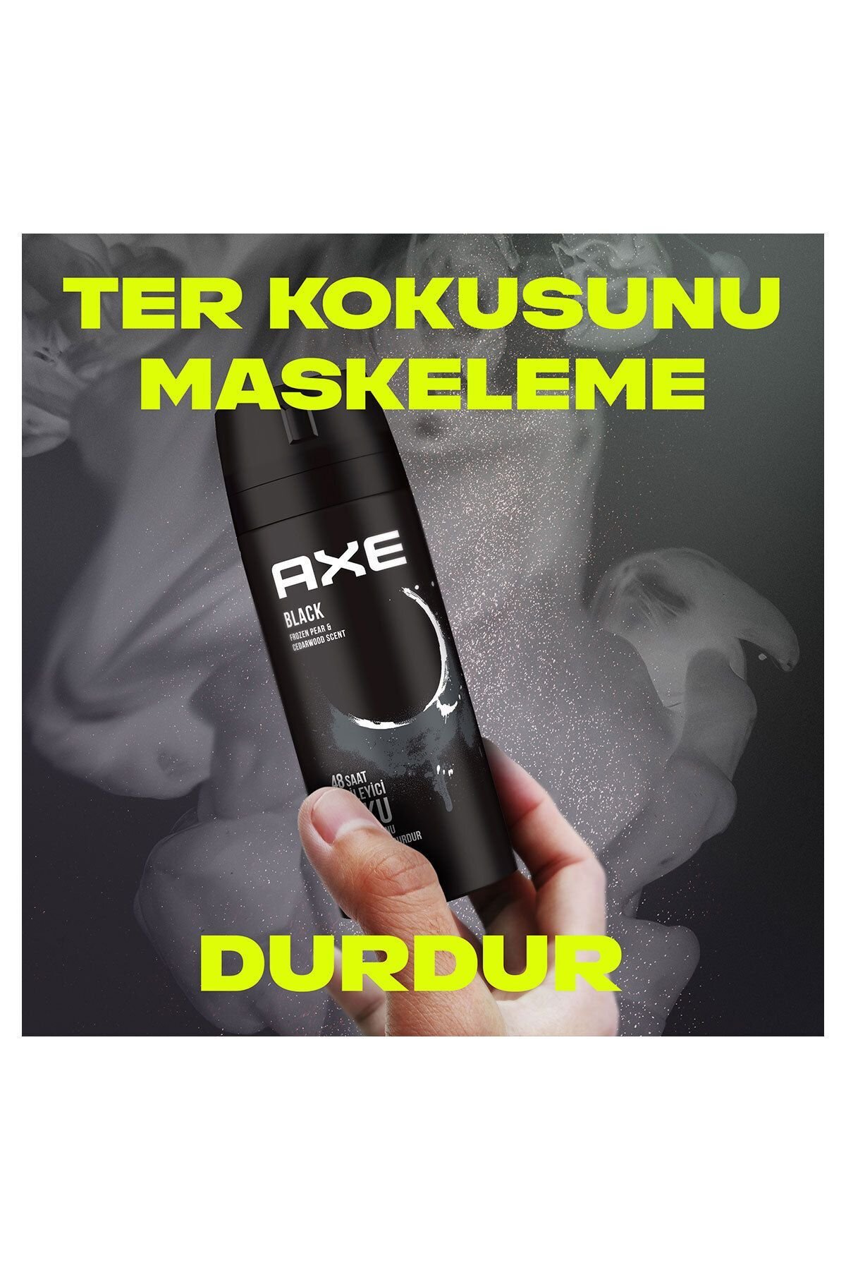 Axe Erkek Sprey Deodorant Black 150ml x3 Adet