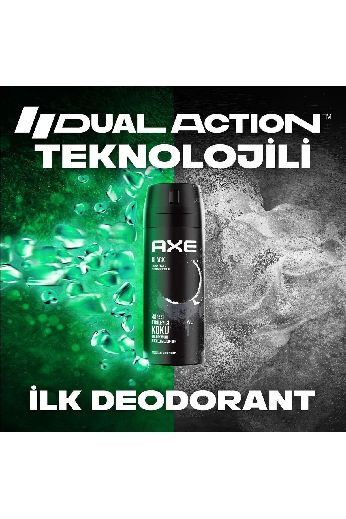 Axe Erkek Sprey Deodorant Black 150ml x4 Adet