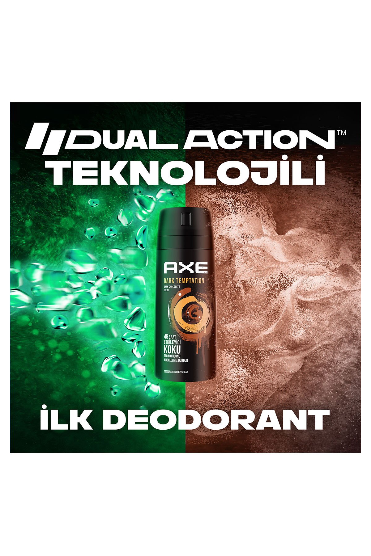 Axe Erkek Sprey Deodorant Dark Temptation 150ml x3 Adet