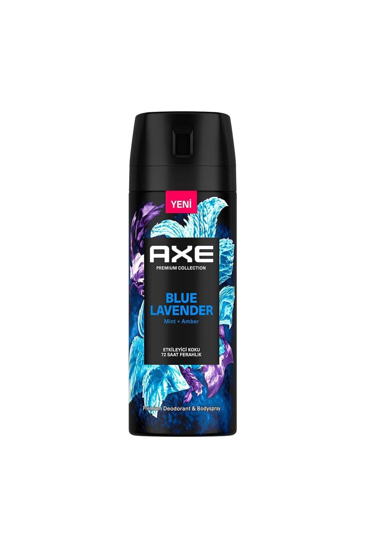 Axe Premium Collection Erkek Sprey Deodorant Blue Lavender 72 Saat Ferahlık 150 ml