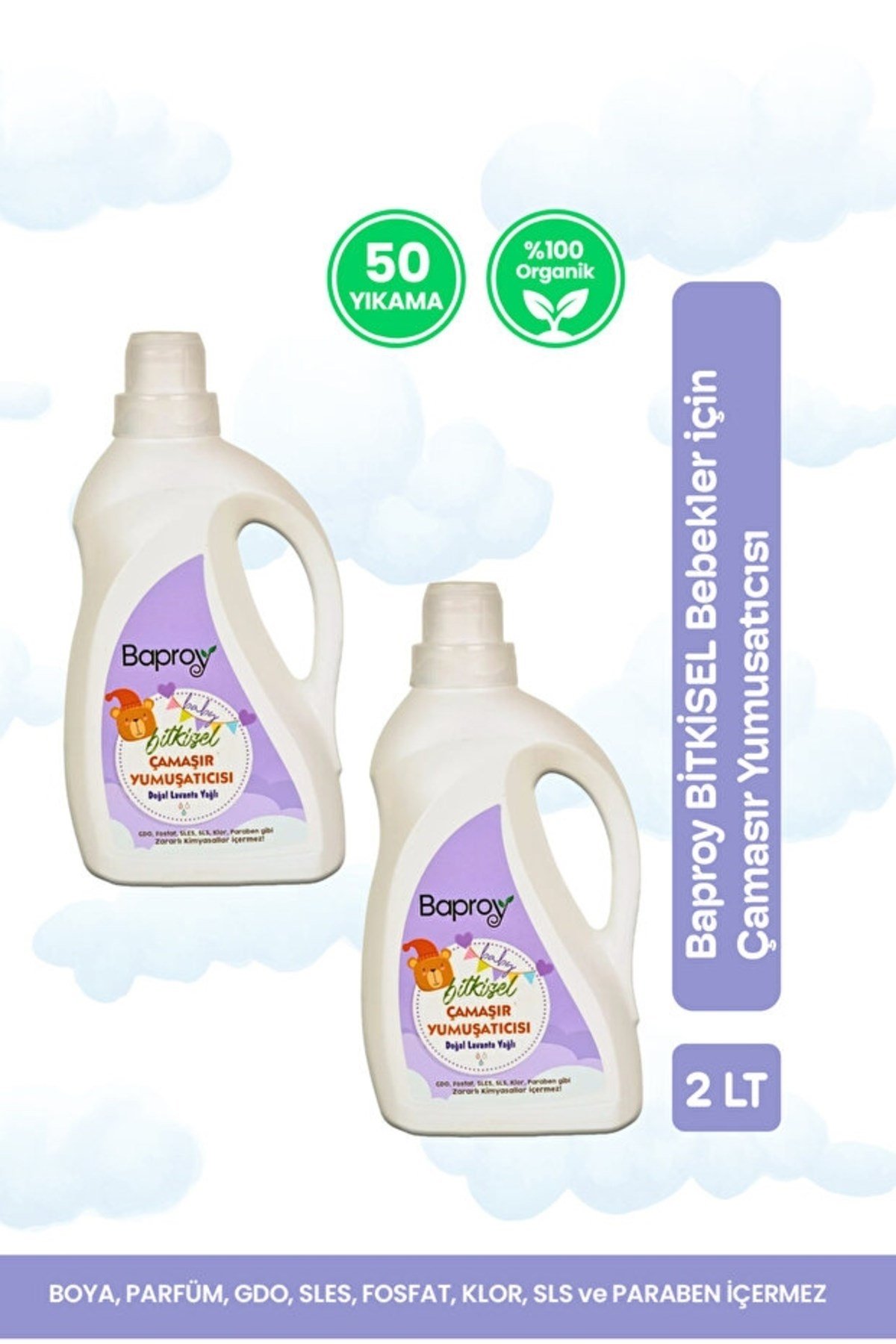 Baproy Bebek Yumuşatıcı 1000ml x 2 adet