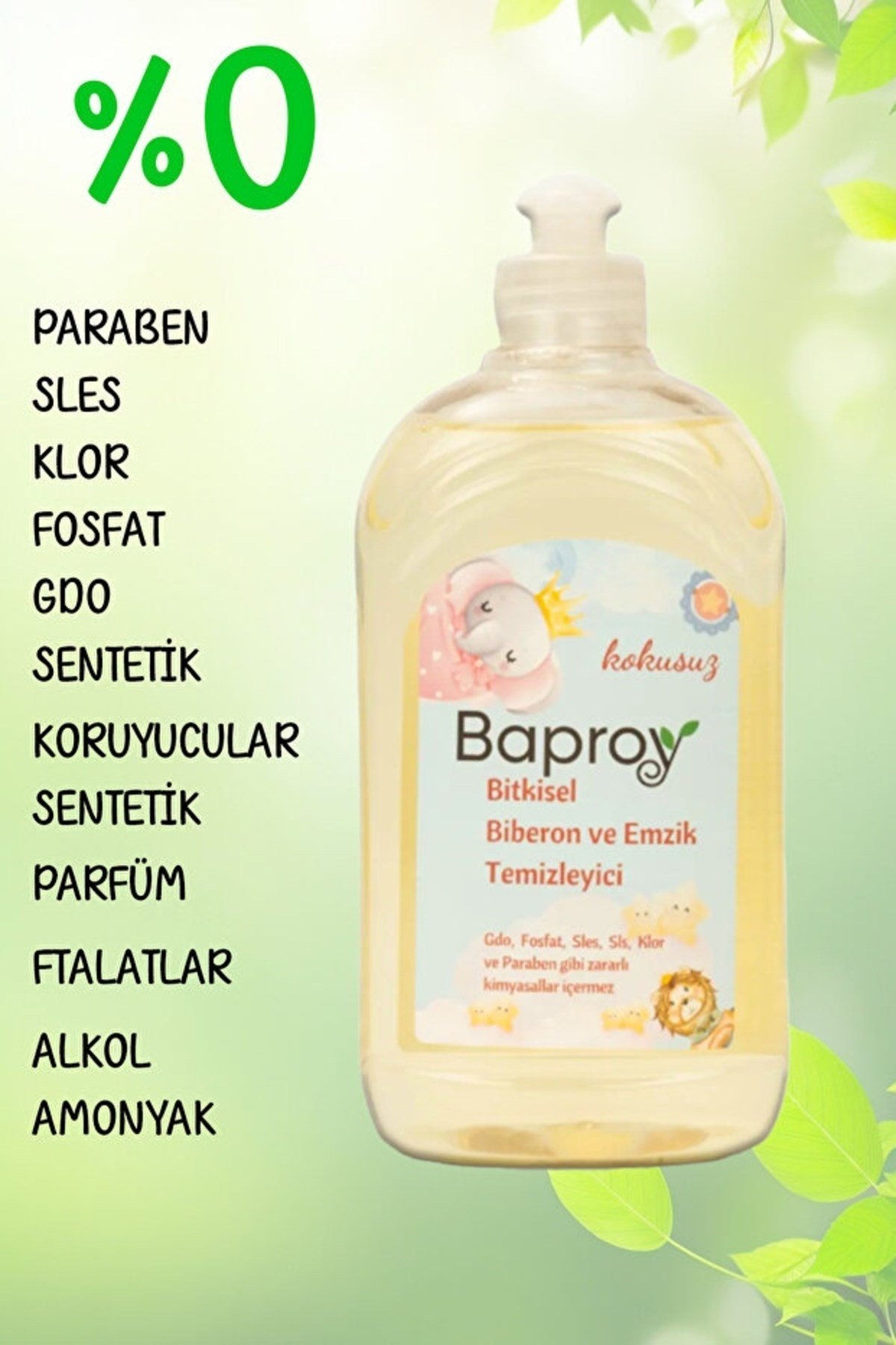 Baproy Bebek Yumuşatıcı + Biberon Temizleyici + Çamaşır Detarjanı