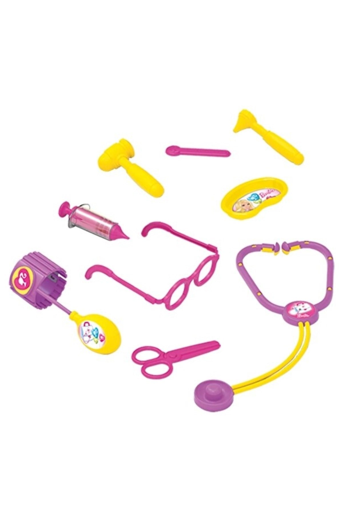 Barbie 01833 Doktor Seti Barbie Çantalı Eğitici 10 Parça