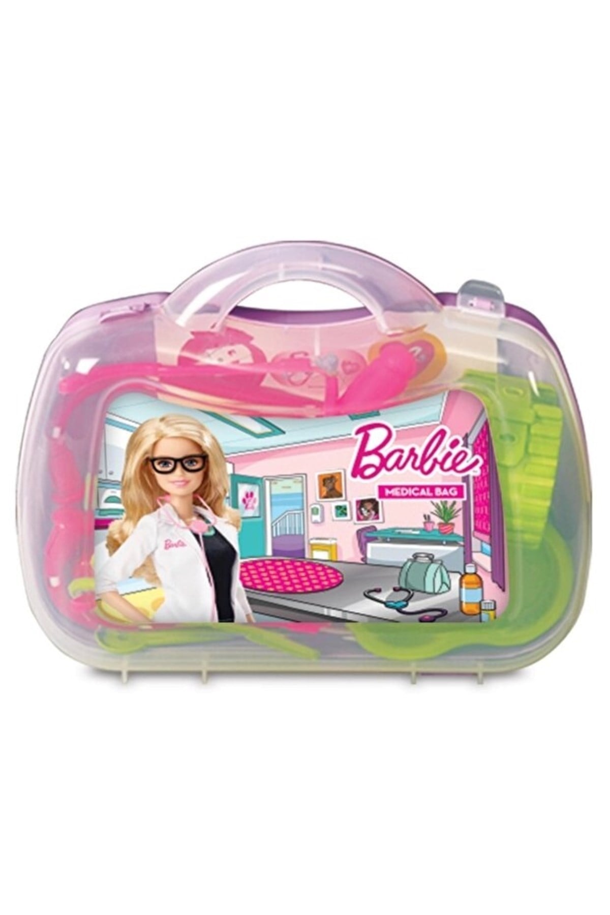Barbie 01833 Doktor Seti Barbie Çantalı Eğitici 10 Parça