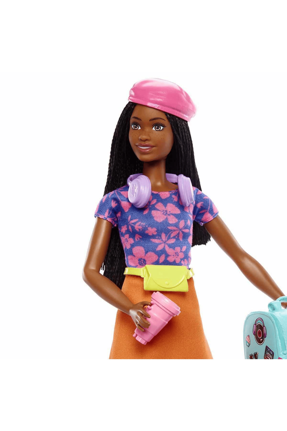 Barbie Brooklyn Seyahatte Bebeği ve Aksesuarları HGX55