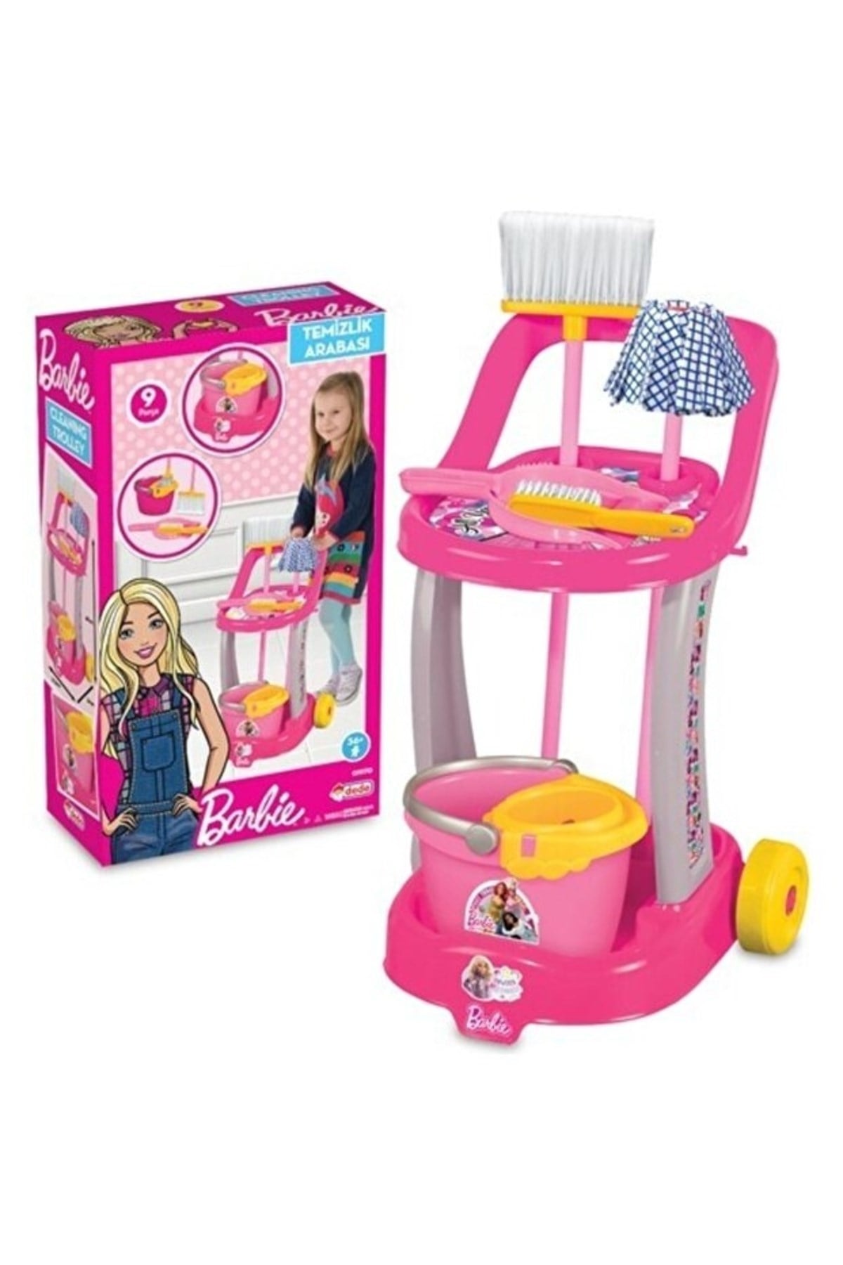 Barbie Dede Temizlik Arabası 01970