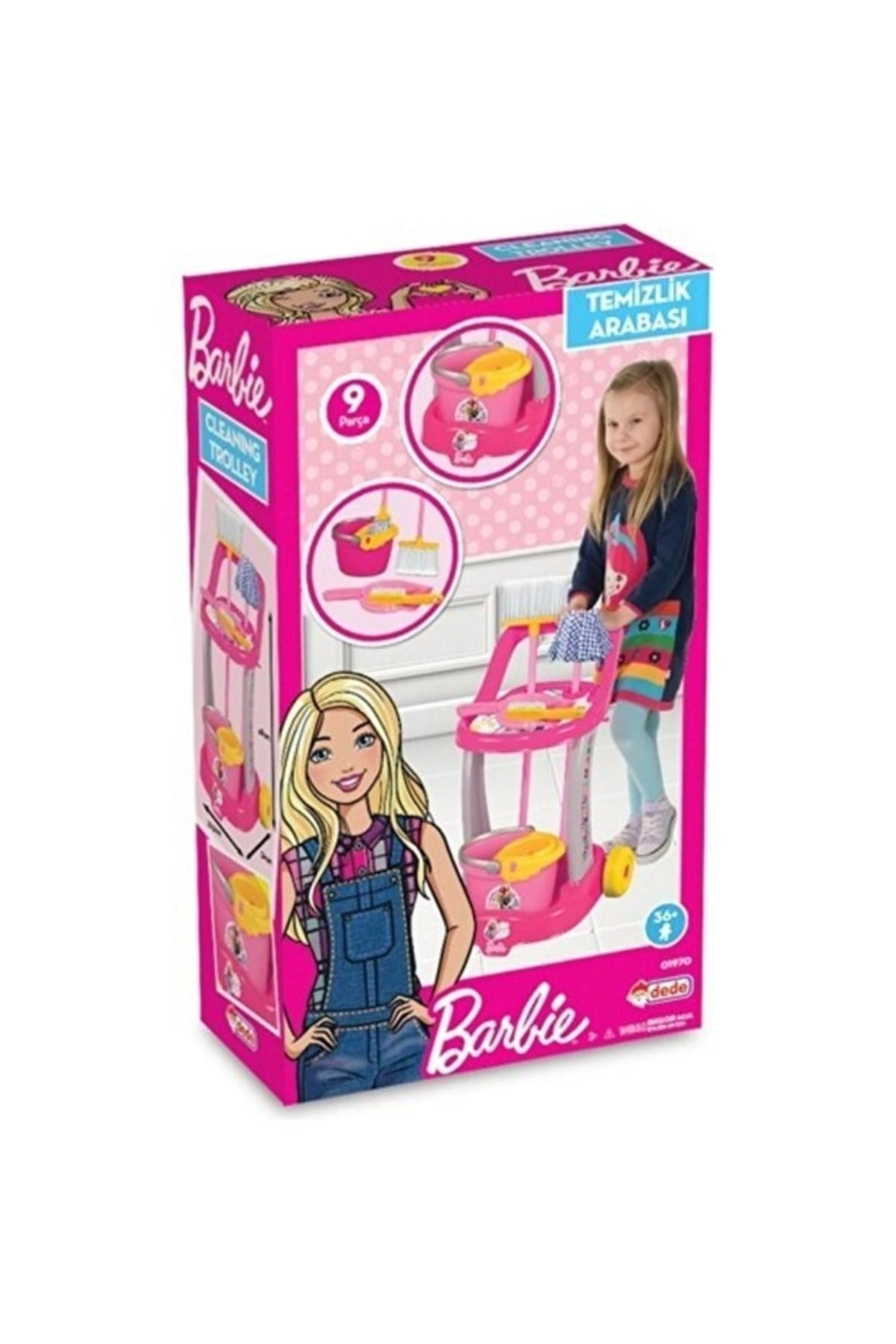 Barbie Dede Temizlik Arabası 01970