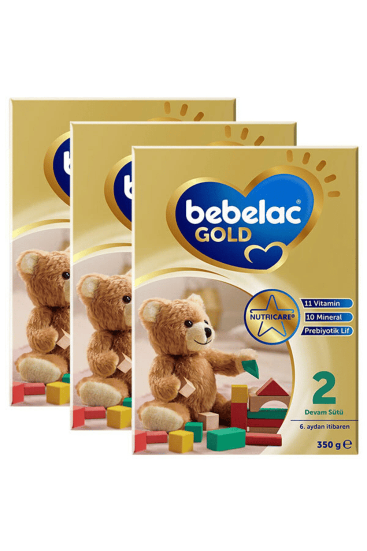 Bebelac Gold 2 Devam Sütü 350 gr X 3 Adet