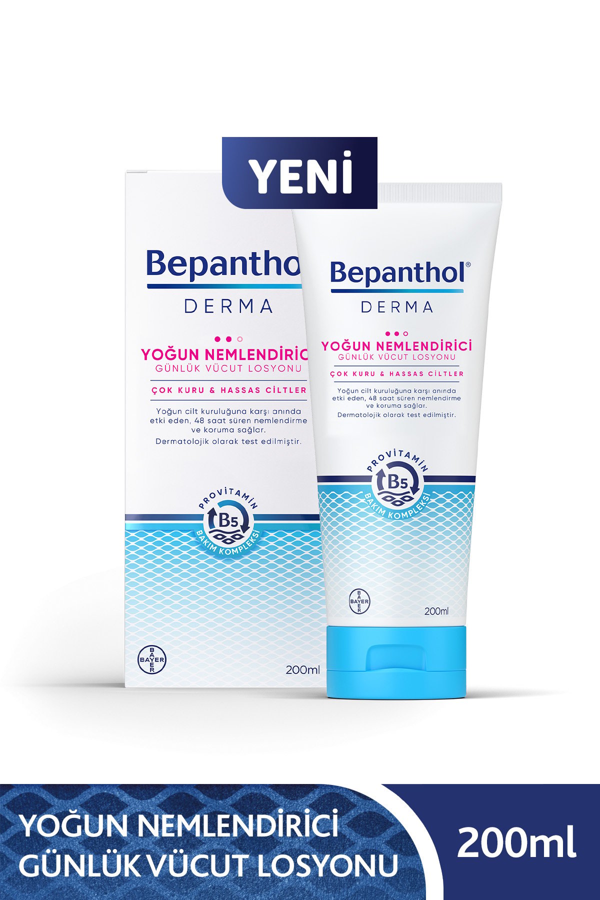 Bepanthol Derma Günlük Yoğun Nemlendirici Losyon 200 ml L Çok Kuru Ve Hassas Ciltler - Günlük Vücut Bakım