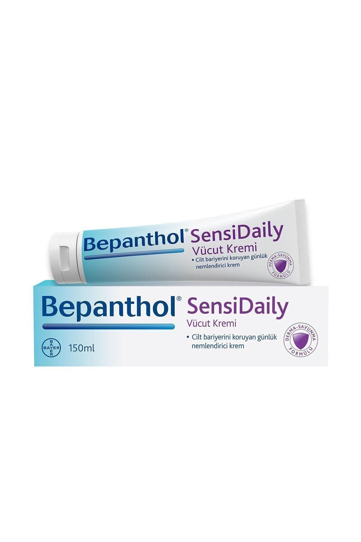 Bepanthol SensiDaily Vücut Kremi 150 ml l Çok Kuru veya Atopik Ciltler İçin Prebiyotikli Özel Formül