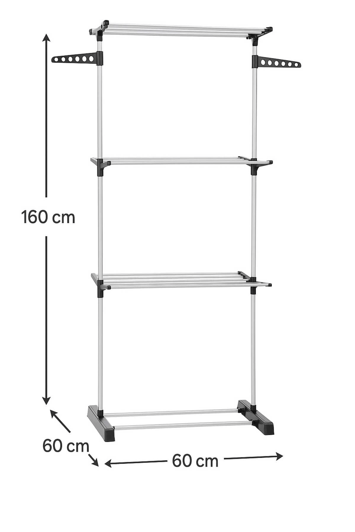 Biricik Alüminyum 3 Katlı Çamaşır Kurutmalık
